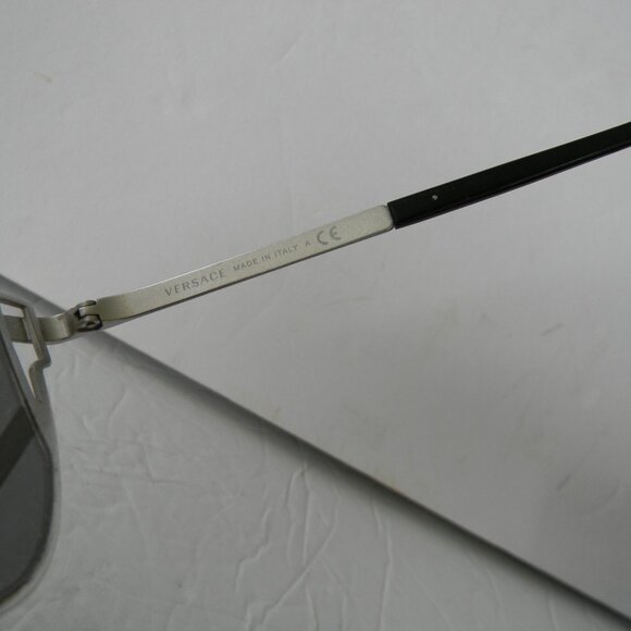 VERSACE WM\'S SILVER SUNGLASSES W/CASE AND BOX main image 14